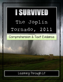 I Survived THE JOPLIN TORNADO, 2011 Tarshis - Comprehensio