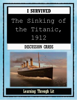 Preview of I Survived THE SINKING OF THE TITANIC Discussion Cards (Answer Key Included)