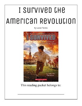 Preview of I Survived The American Revolution, 1776 Novel Study - Printable & Digital