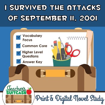 Preview of I Survived The Attacks of September 11, 2001 {Novel Study} - PRINT & DIGITAL