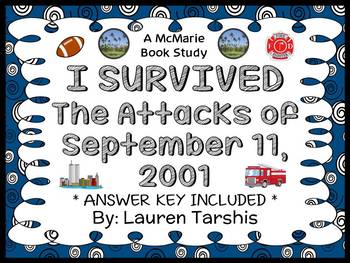 Preview of I Survived The Attacks of September 11, 2001 (Lauren Tarshis) Novel Study