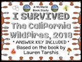 I Survived The California Wildfires, 2018 (Lauren Tarshis) Novel Study (36 pgs)