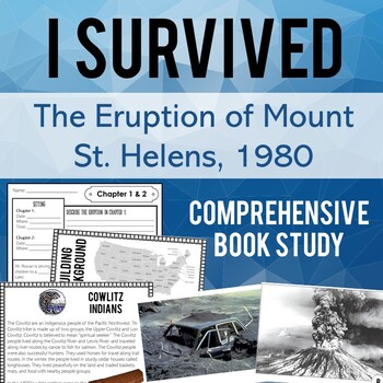 Preview of I Survived The Eruption of Mt. St. Helens, 1980 (Comprehensive Book Study)