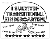 I Survived Transitional Kindergarten TK Hat