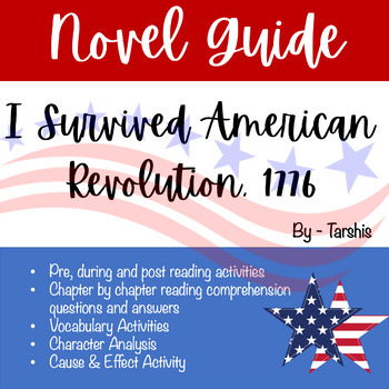 Preview of I Survived the American Revolution 1776 Novel Guide