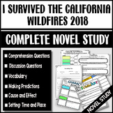 I Survived the California Wildfires 2018 by Lauren Tarshis Novel Study