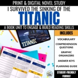 I Survived the Sinking of the Titanic Novel Study: Print &