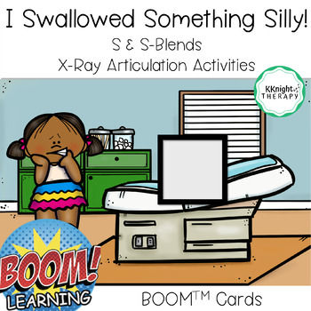 Preview of I Swallowed Something Silly! S & S-Blends XRay BOOM Cards