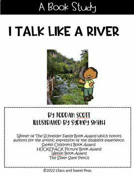 Preview of I Talk Like a River- A Book Study