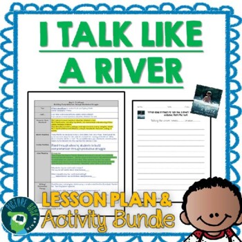 Preview of I Talk Like a River by Jordan Scott Lesson Plan & Activities