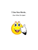 I Use Nice Words - A Social Story for Teaching Positive, P