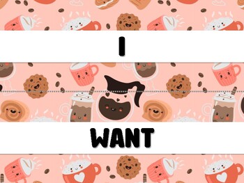 Preview of I WANT MORE! I WANT COFFEE! Coffee Bulletin Board Decor Kit