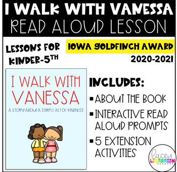 Preview of I Walk With Vanessa : Read Aloud & Activities