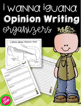 Preview of I Wanna Iguana Opinion and Point of View Organizers {Freebie!}
