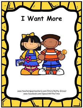 Preview of I Want More: An Early Intervention Story