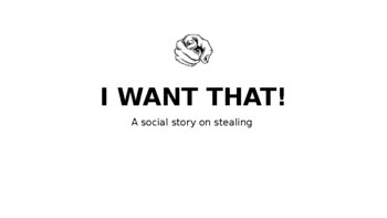 Preview of I Want That Social Story