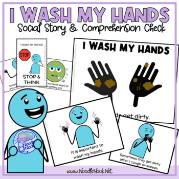 Preview of I Wash My Hands - A Social Story for Autism, Early Elementary, and SpEd