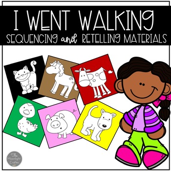 Preview of I Went Walking Sequencing and Retelling Materials