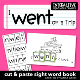 Transportation Theme Emergent Reader for sight word WENT "