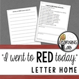"I Went to RED Today" Letter Home