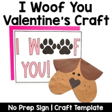 I Woof You Valentines Day Craft