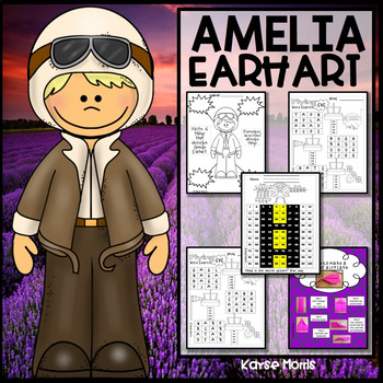 Preview of Amelia Earhart Women's History Month