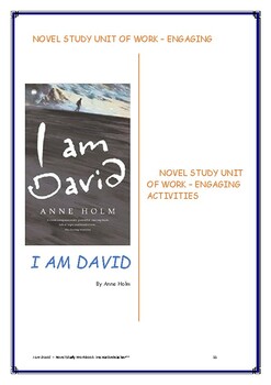 Preview of I am David by Ann Holm_ Student Workbook