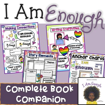 Preview of I am Enough Activities and Book Companion