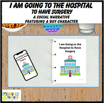 Preview of I am Going to the Hospital to Have Surgery - featuring a boy character