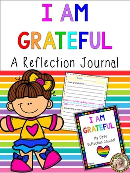 Preview of I am Grateful - A Mindfulness Daily Reflection Journal for Students