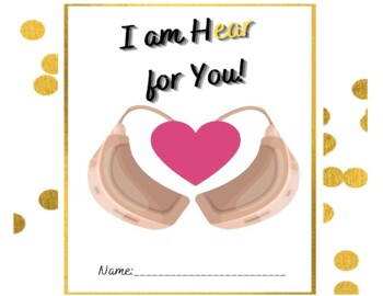 Preview of I am H"ear" for You Card