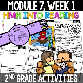 Preview of I am Helen Keller Module 7 Week 1 Into Reading 2nd Grade Print and Digital