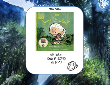Preview of I am Jane Goodall Companion - Printable or Digital Activities