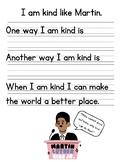 I am Kind Like Martin - Martin Luther King Jr Worksheet
