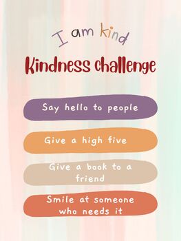 Preview of I am Kind Poster---PDF, PNG, JPG