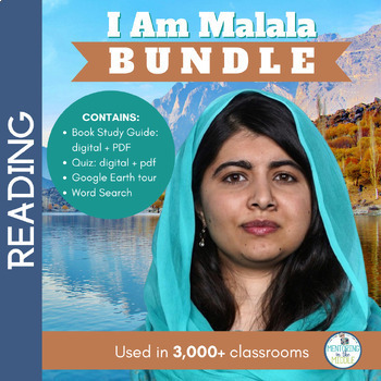 Preview of I am Malala Nonfiction Book Study - Young Readers Edition - Book Club Activities
