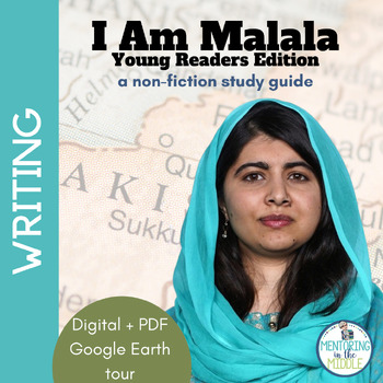 Preview of I am Malala Unit Nonfiction Book Study Guide Resource - Young Reader's Edition