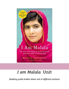 Preview of I am Malala Unit