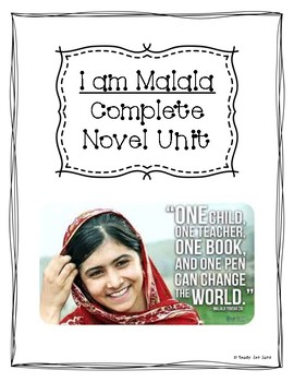 Preview of I am Malala (Young Reader's Edition) Full Novel Unit