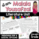 I am Malala Yousafzai by Brad Meltzer Literature Unit Acti