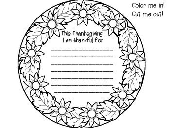 Thanksgiving Activity by The Classroom Corner | TpT