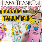 I am Thankful SCARECROW CRAFT | Thanksgiving Bulletin Boar