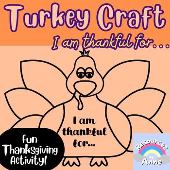 Preview of I am Thankful for Turkey - Art and Handwriting