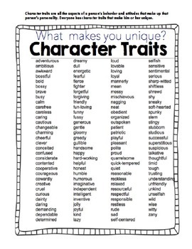 unique personality traits