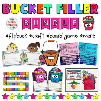 Preview of Bucket Filler Activities Bundle - Have you filled a bucket today?