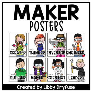 Preview of I am a Maker - Makerspace Posters