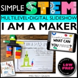 I am a Maker STEM Challenge Back to School STEAM Activitie