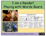 I am a Reader! Playing with Words Board