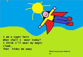 Preview of I am a superhero. Action song for young children.video mp3s