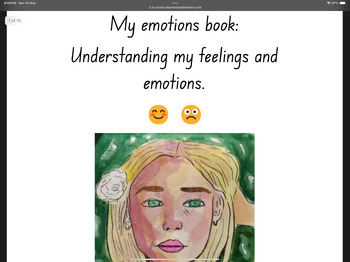 Preview of My emotions book :) A book in managing my emotions.